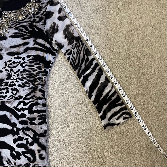 INC Zebra Print Tunic - Picture 7 of 10